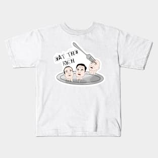 Eat The Rich Elon Zuckerberg Bezos Leftist Kids T-Shirt